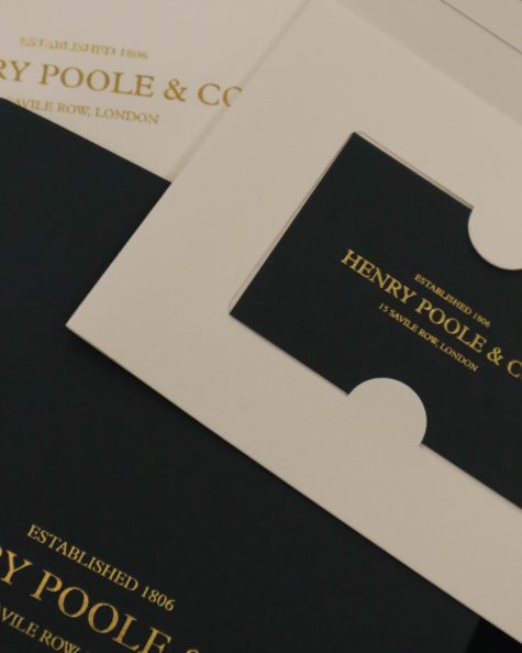 Henry Poole Savile Row Tailors Shop Gift Card 2