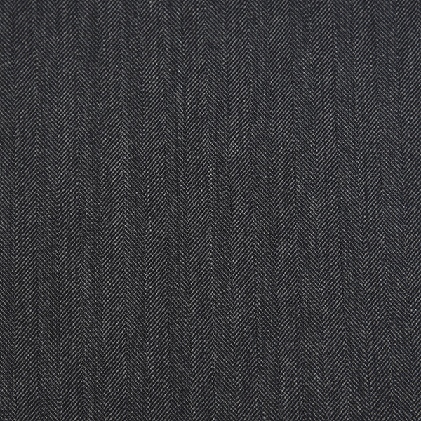 Dark grey herringbone 150s worsted - Henry Poole Savile Row