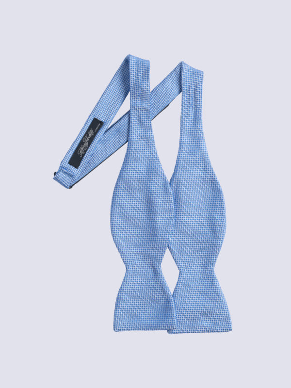 Bow Tie Cundey Weave Pale Blue Jh