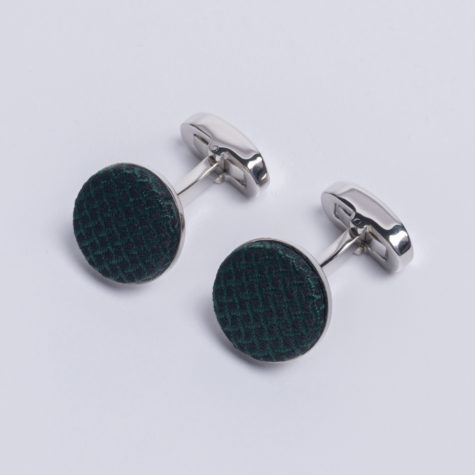 Cuff Cundey Weave Green Jh