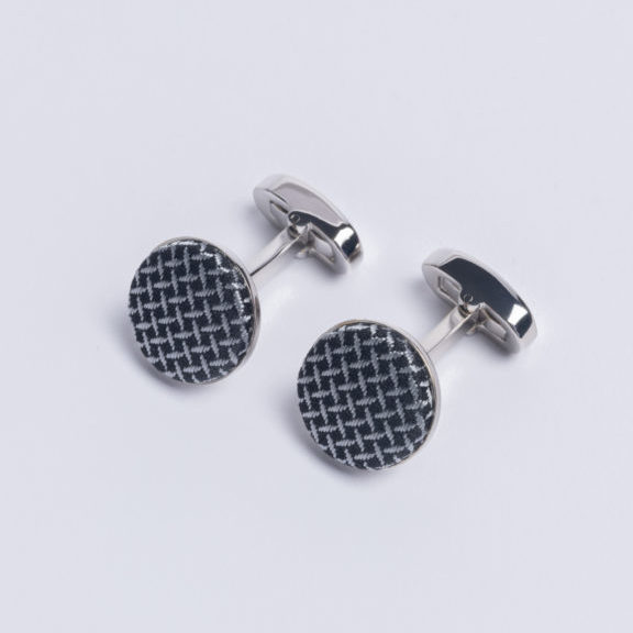 Cuff Cundey Weave Silver Jh