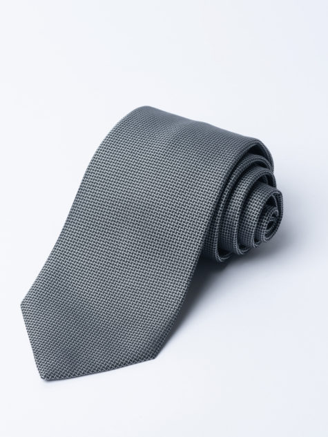Tie Cundey Weave Silver Jh