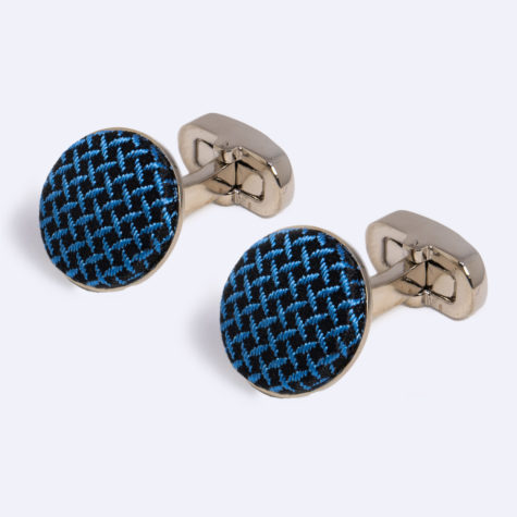 Cuff Cundey Weave Mid Blue