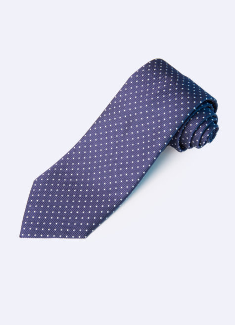 Navy White Polka Dots Pic