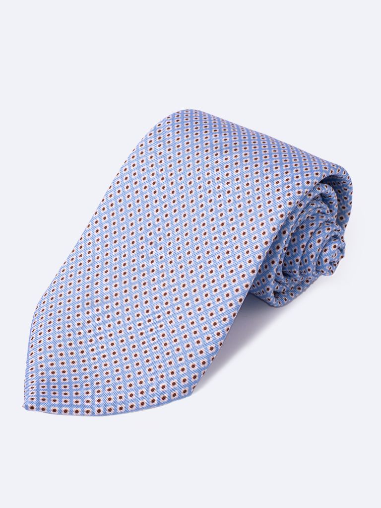 HM Umberto I Tie – Light Blue