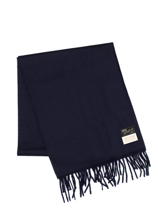 Scarf Plaincasgmere Navy Web
