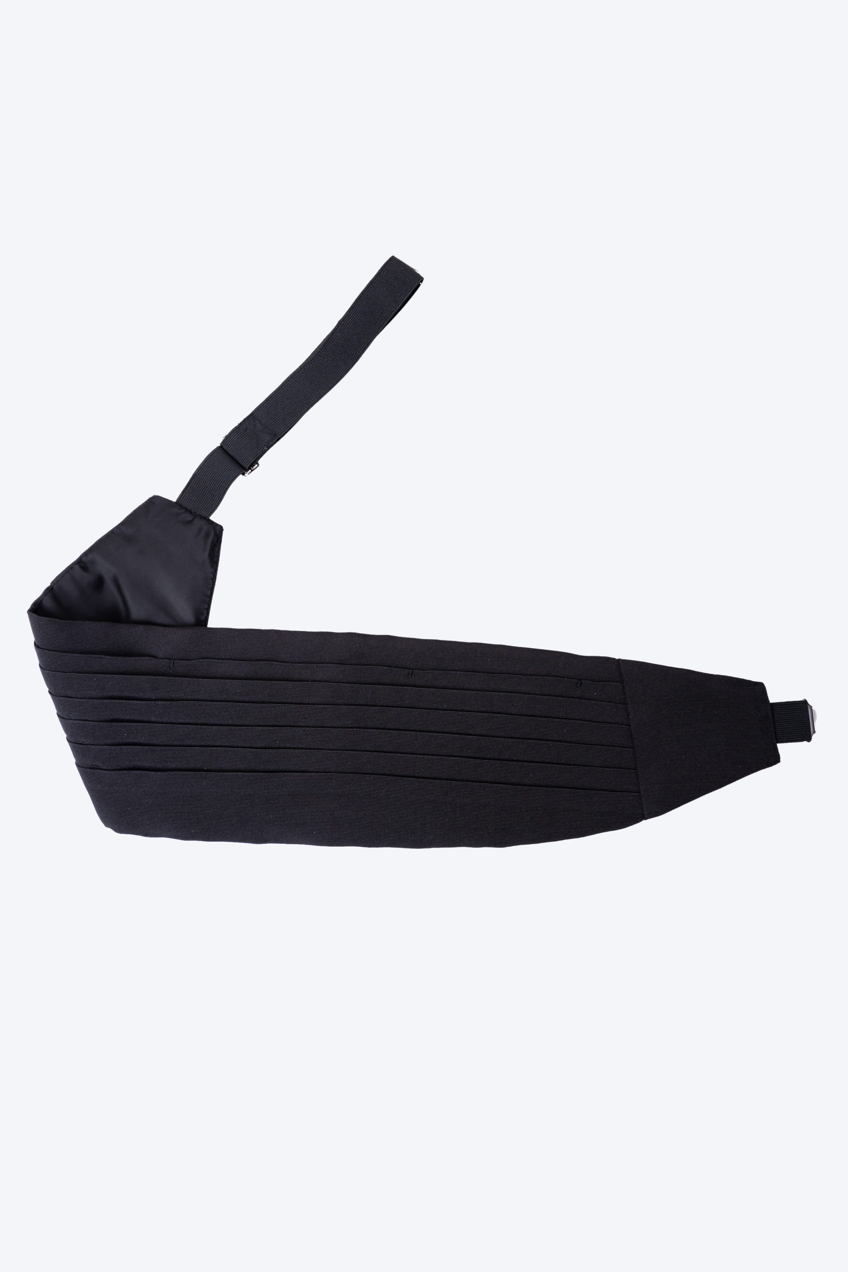 Black Grosgrain Silk Cummerbund
