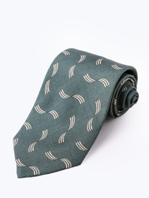 2026 Tie Art Deco Green