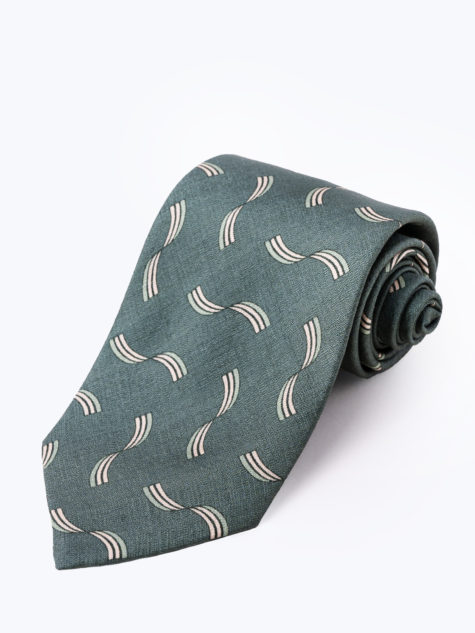 2026 Tie Art Deco Green